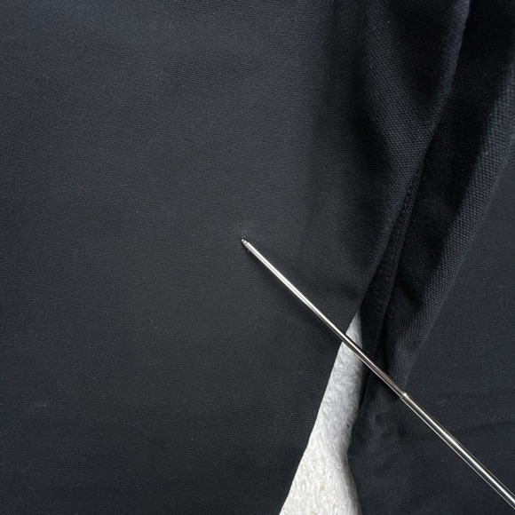 Carhartt B111 BLK Washed Duck Work Dungaree Flannel Lined Pants Black 40x30 NWT - Picture 10 of 11